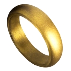 Sport gyűrű - Antiallergén arany színű szilikon gyűrű