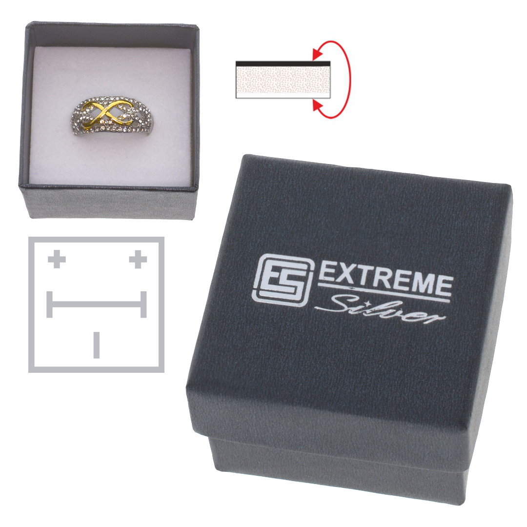 Gyöngyház papír ékszerdoboz gyűrűk, vagy apró fülbevalók számára (0927021JB98)