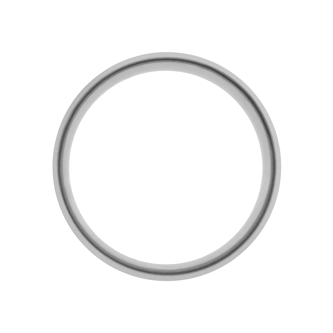 Nemesacél karikagyűrű sima gravírozható felülettel (3010068ST99)