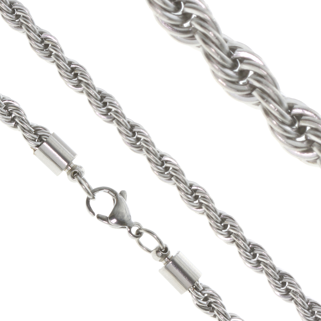 Rope "kötél" típusú nemesacél nyaklánc (3310130ST99)
