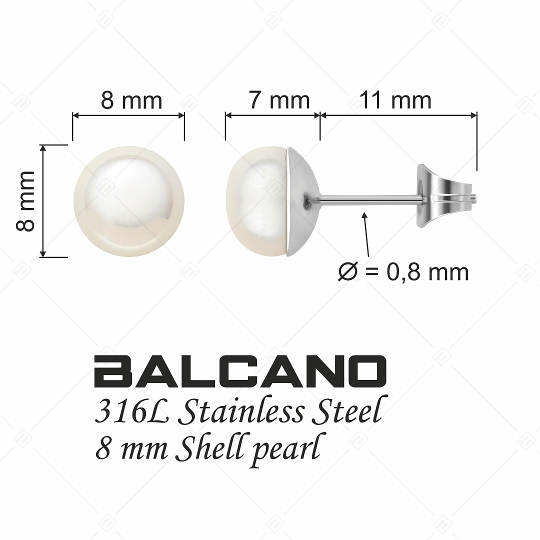 BALCANO - Perla / Fülbevaló kagylógyönggyel (E141104BC00)