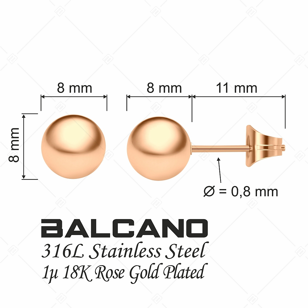 BALCANO - Globo / Gömb alakú bedugós fülbevaló (E141202BC96)