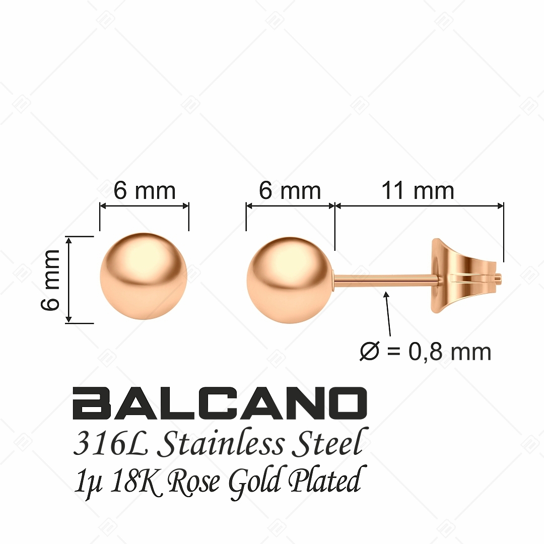 BALCANO - Globo / Gömb alakú bedugós fülbevaló (E141202BC96)