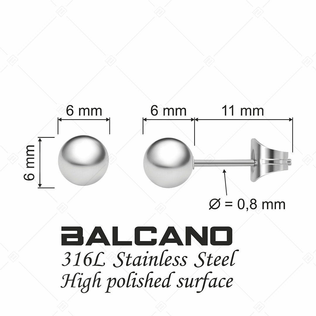 BALCANO - Globo / Gömb alakú bedugós fülbevaló (E141202BC97)