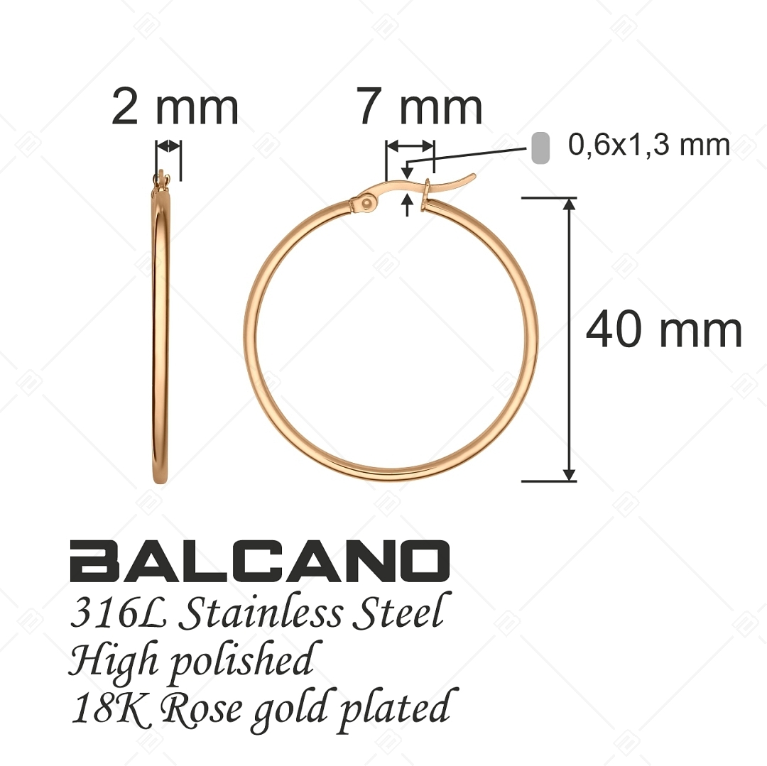 BALCANO - Gina / Klasszikus karika fülbevaló (E141211BC96)