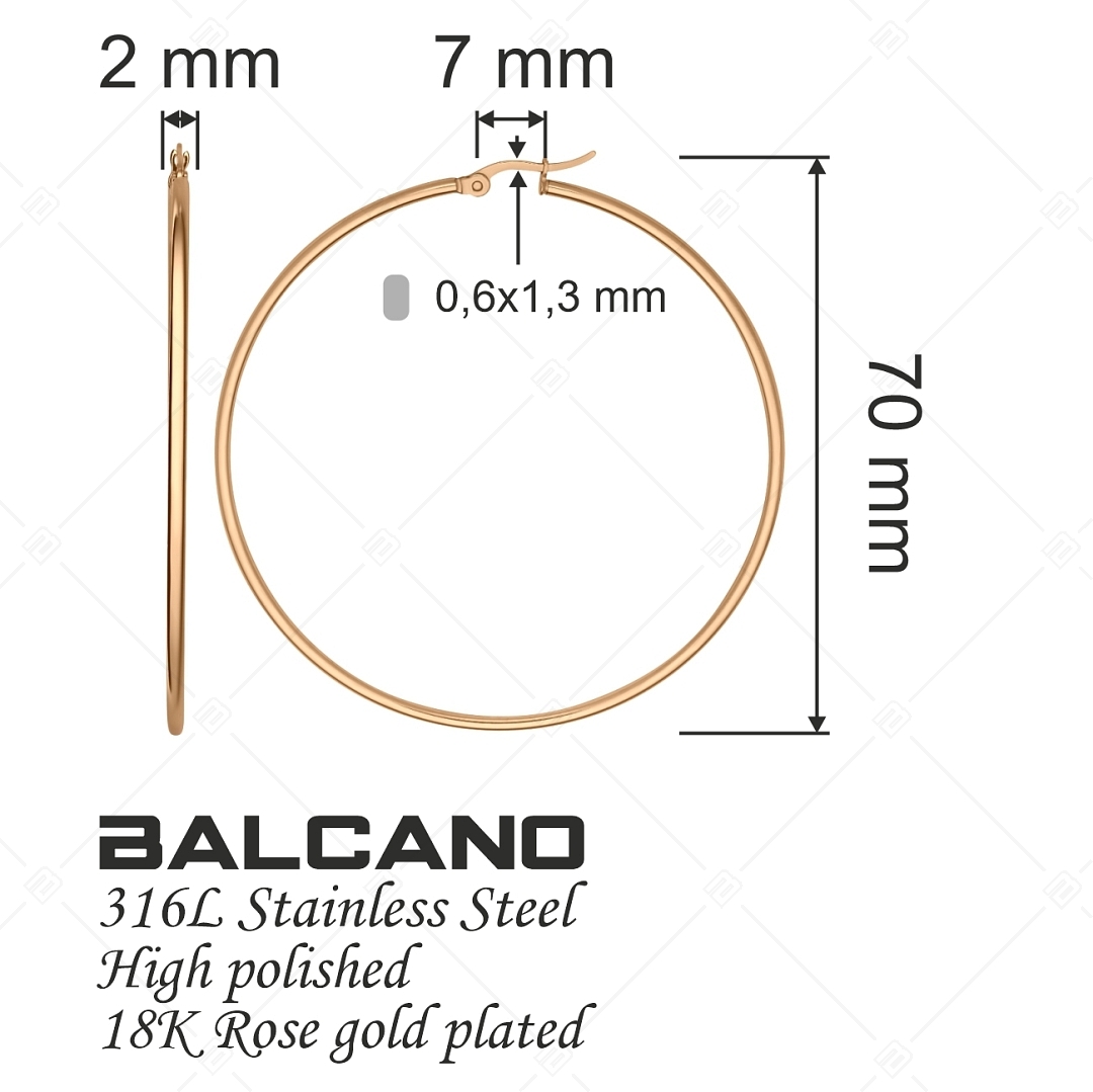 BALCANO - Gina / Klasszikus karika fülbevaló (E141211BC96)