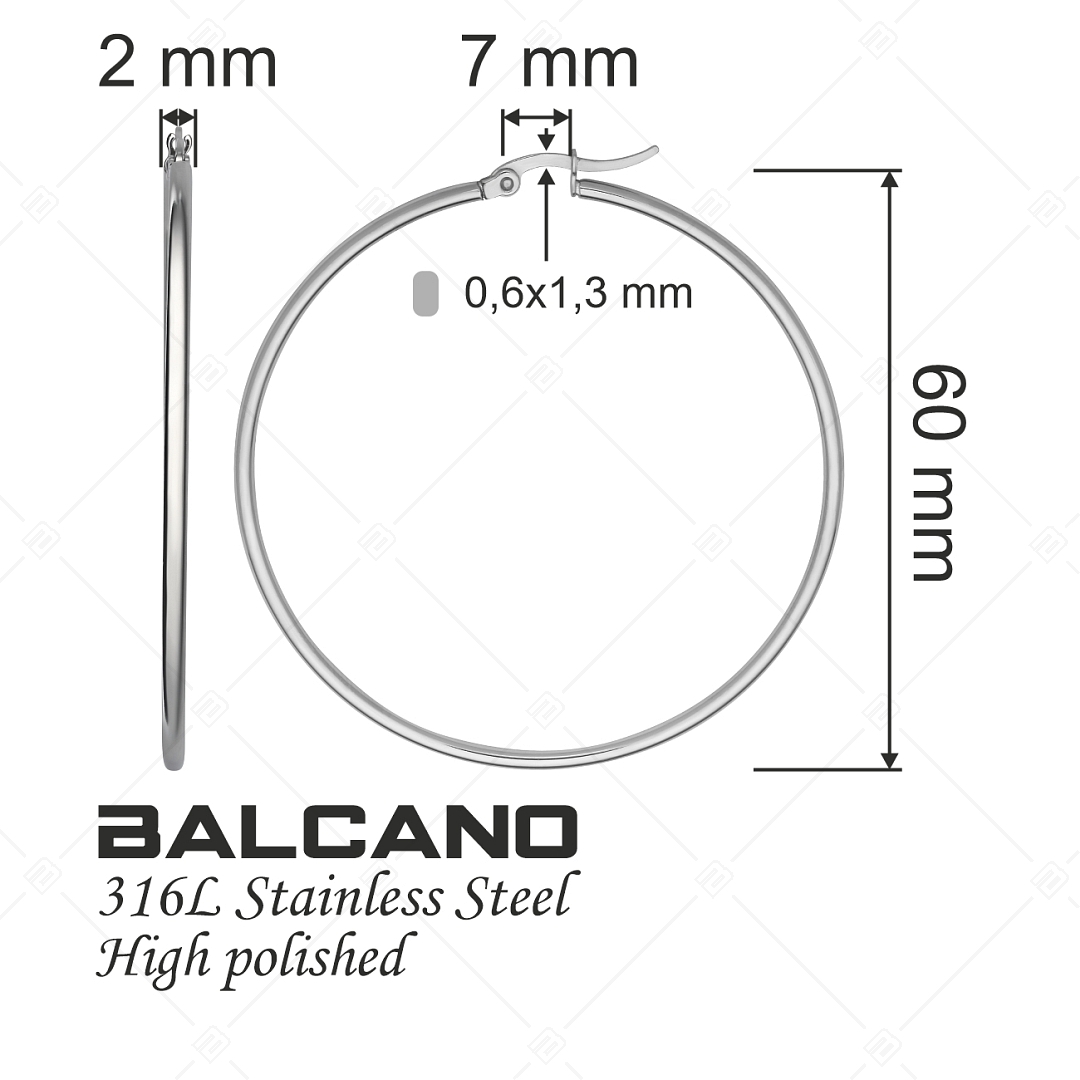BALCANO - Gina / Klasszikus karika fülbevaló (E141211BC97)
