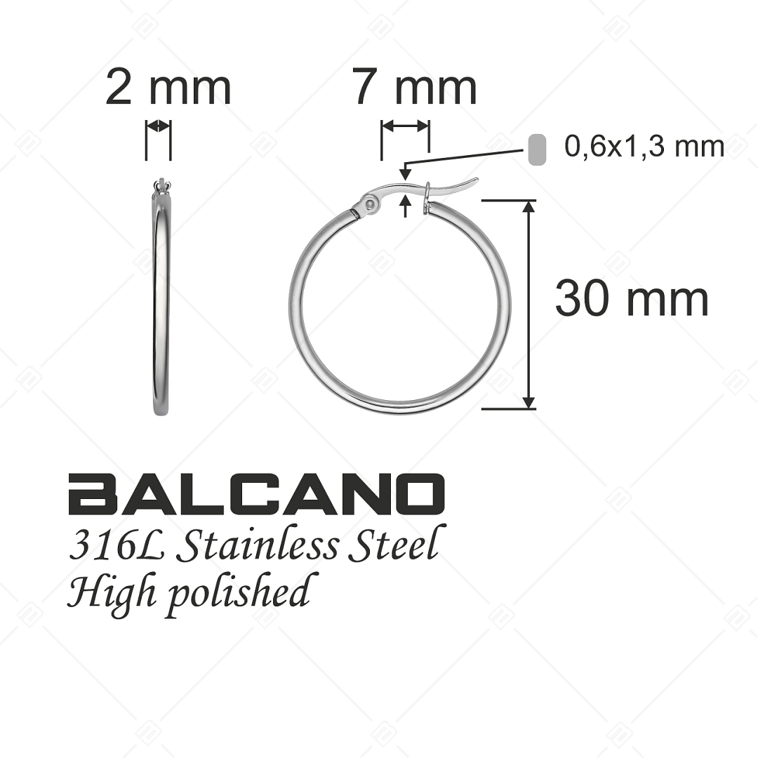 BALCANO - Gina / Klasszikus karika fülbevaló (E141211BC97)