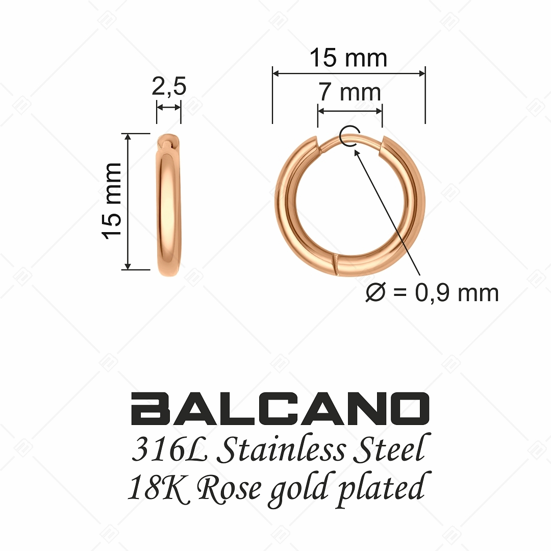 BALCANO - Giro / Kis karika fülbevaló (E141216BC96)
