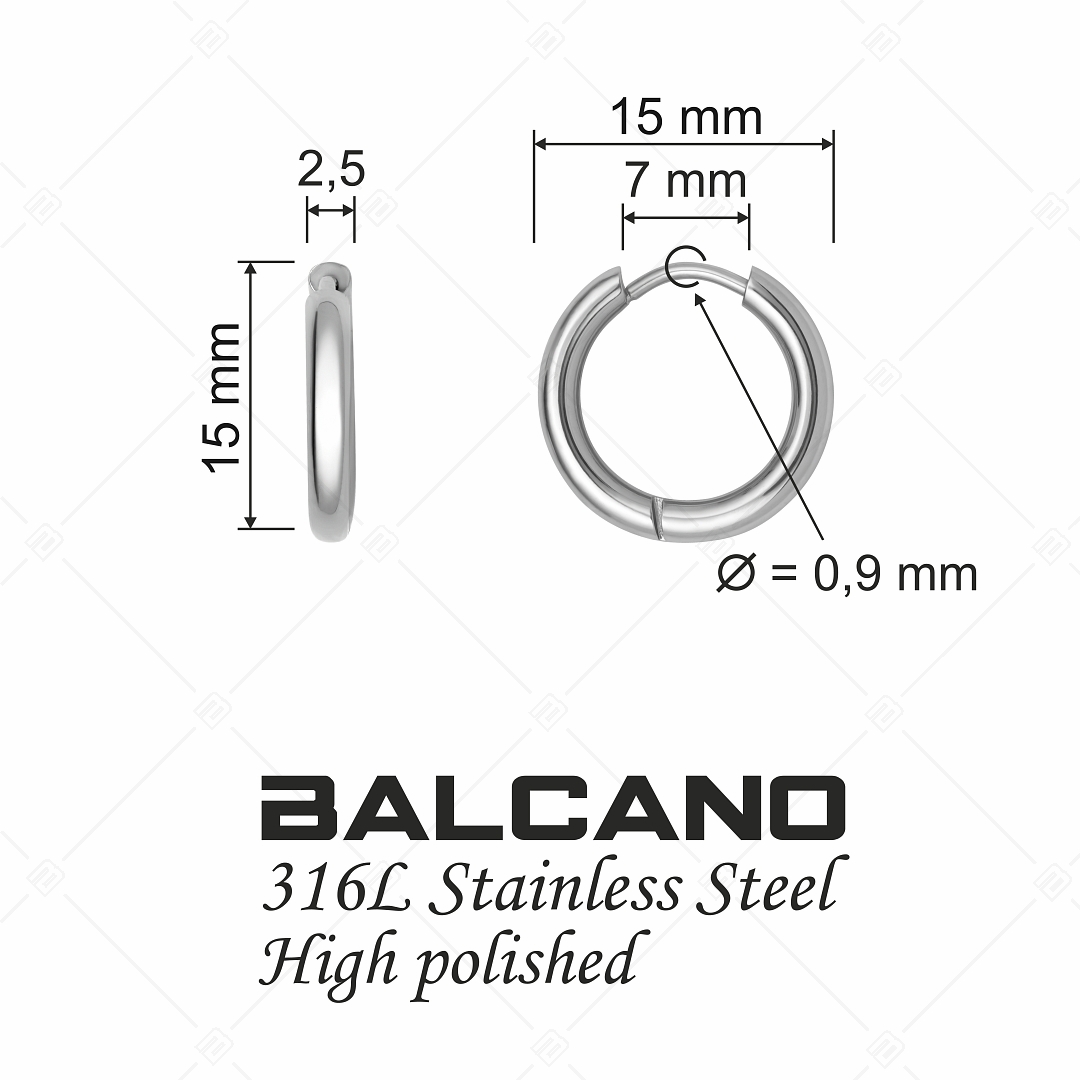 BALCANO - Giro / Kis karika fülbevaló (E141216BC97)
